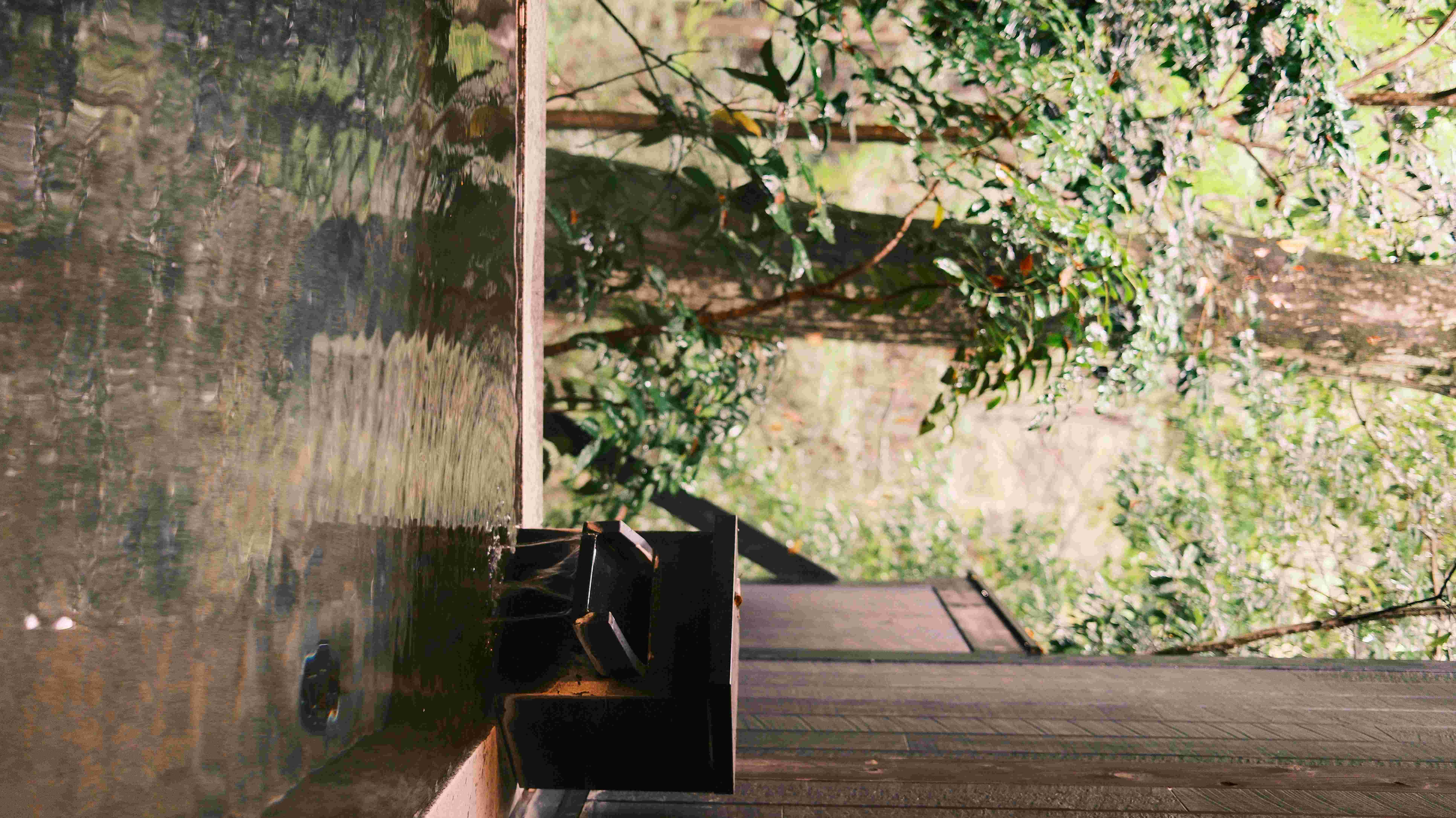 Hakone private onsen balcony steam mountain forest view