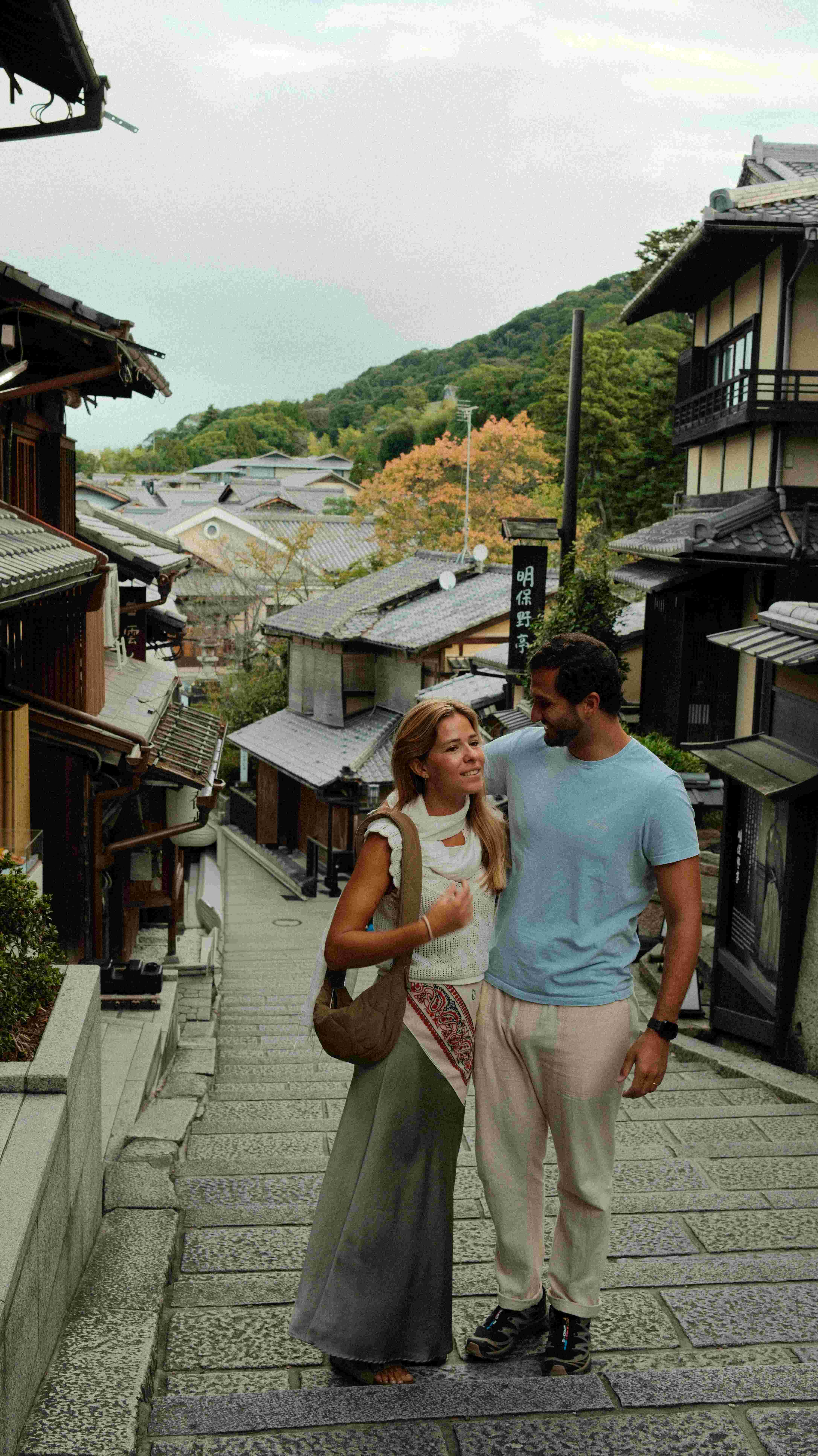 Us in Higashiyama district Kyoto