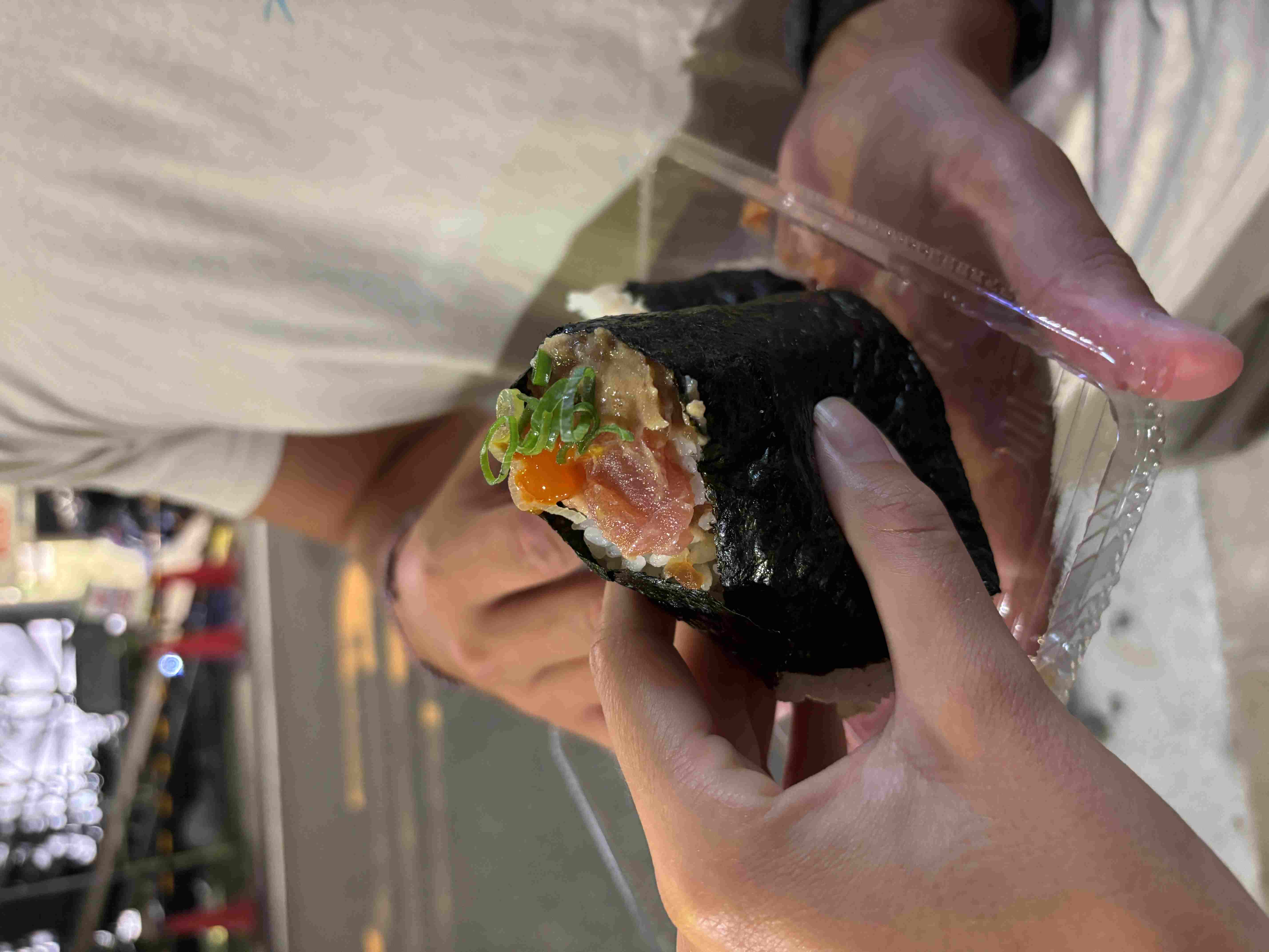 Japan convenience store onigiri travel essentials packing