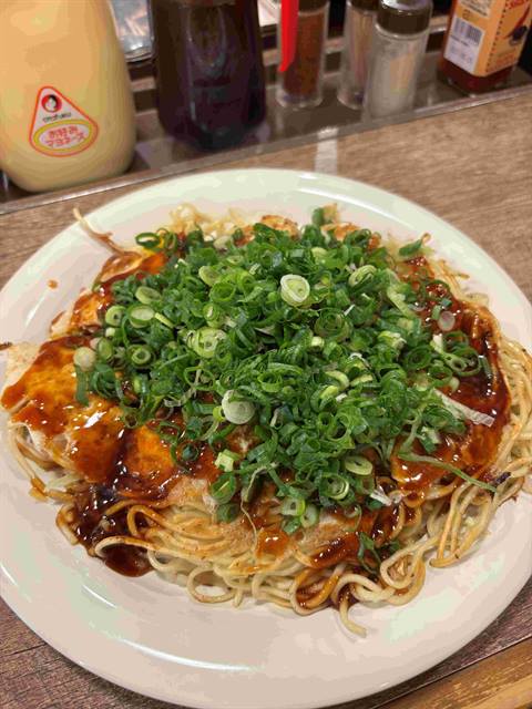 Hiroshima-style okonomiyaki