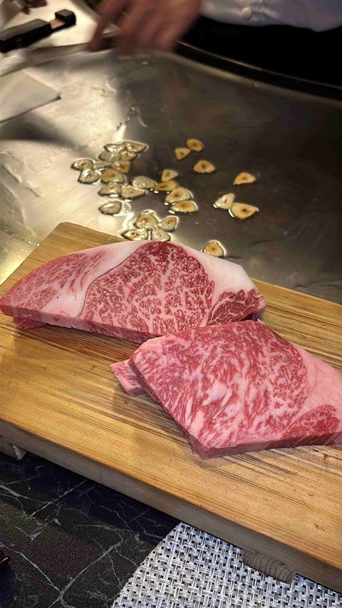 A5 Kobe beef at Mouriya