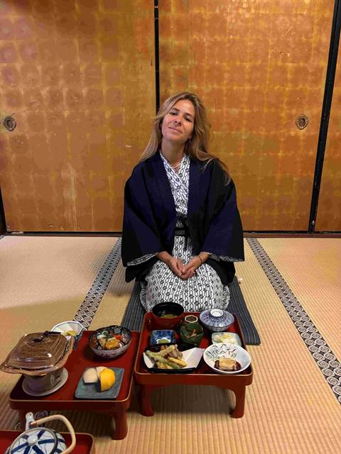 Shojin ryori dinner at a Koyasan temple