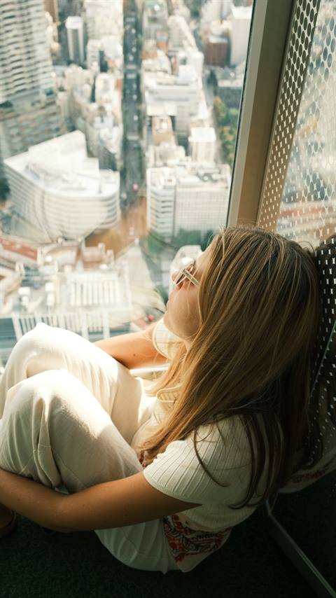 View of Tokyo from Shibuya Sky observation deck