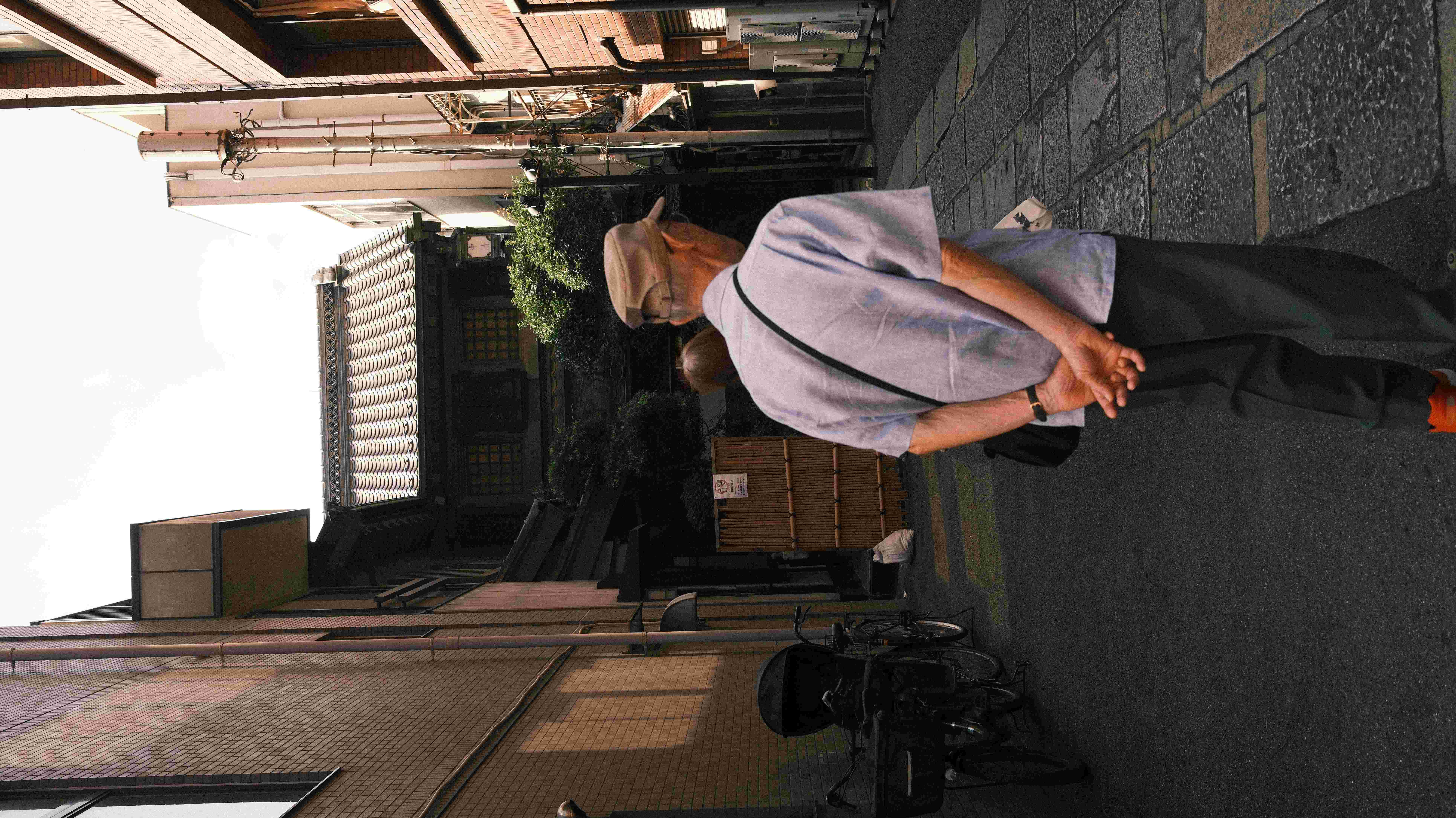 A quiet back street near Kappabashi, Asakusa Tokyo